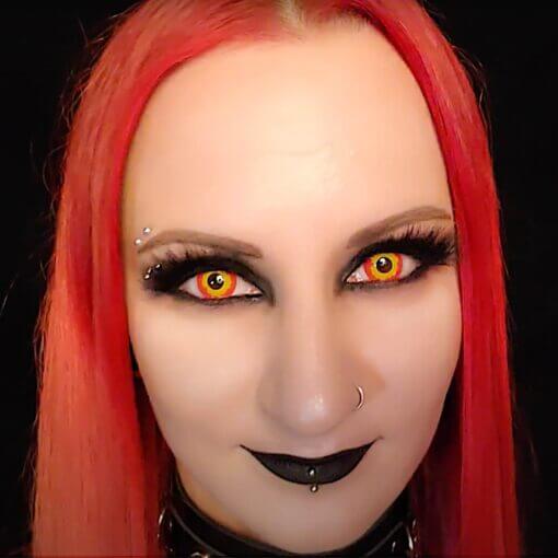 Fire Halloween Contacts - Gothika