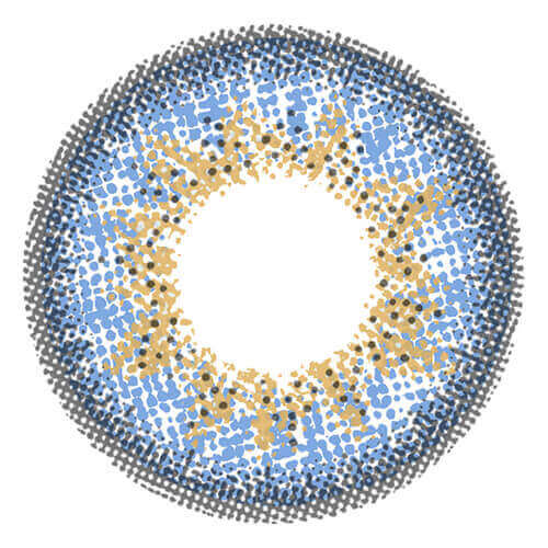 Blue Rain Bella Colored Contacts