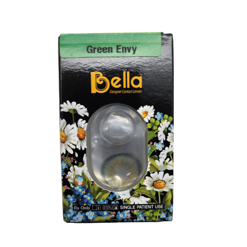 Green Envy Colored Contacts - Bella Cosmetic Lenses