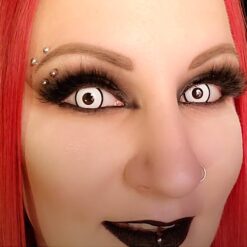 White Manson Halloween Contact Lenses - Gothika