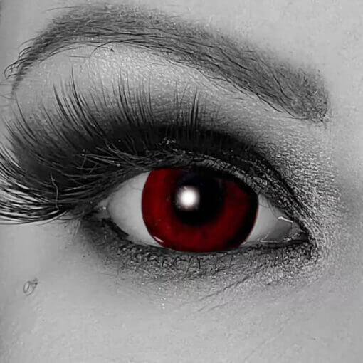 Blood Red Halloween Contact Lenses - Gothika