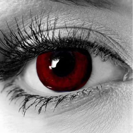 Blood Red Contact Lenses Gothika