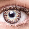 chic brown colored contacts