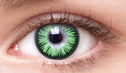 Green Color Contacts