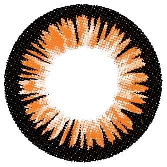 chic hazel autumn colored contacts