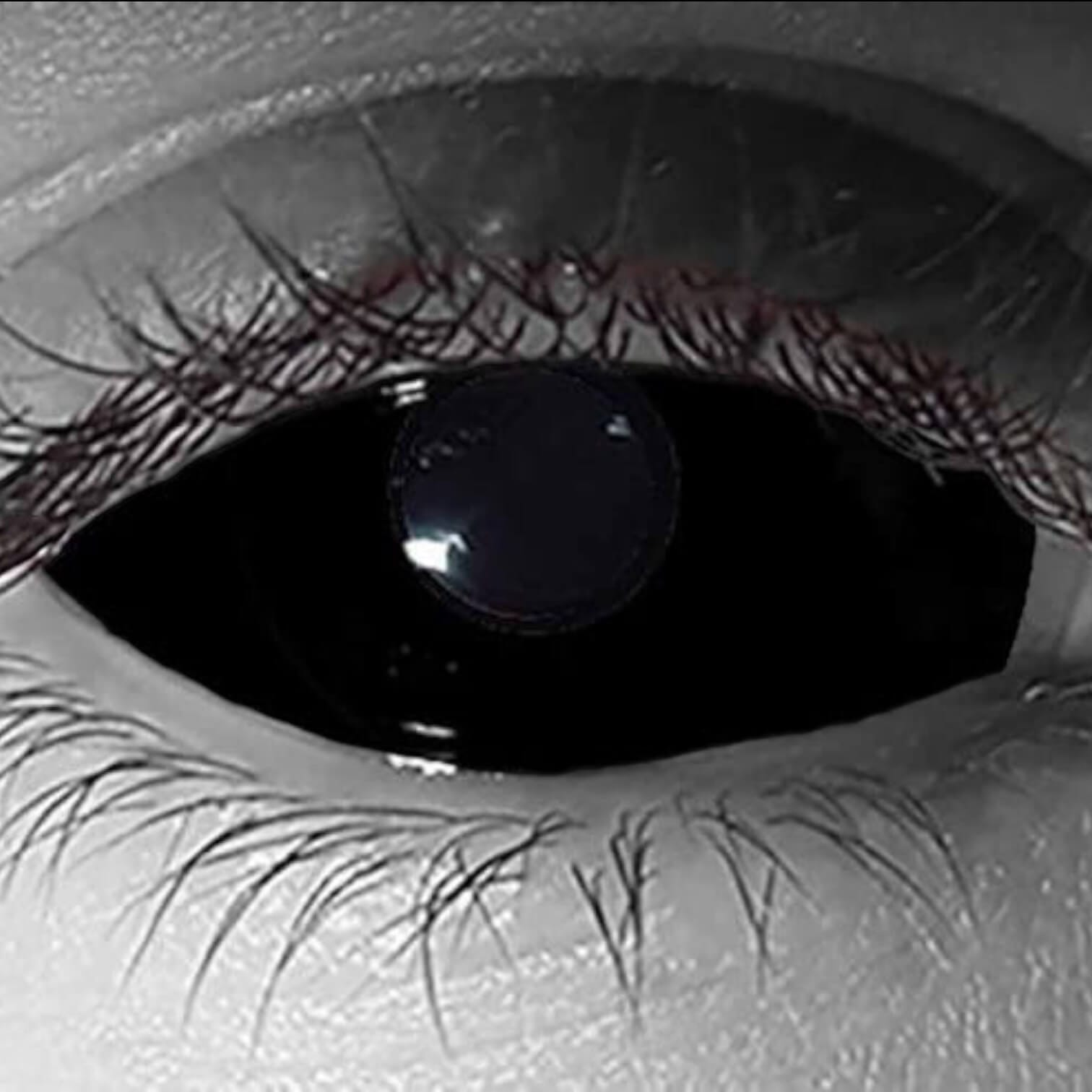blackout sclera contact lenses