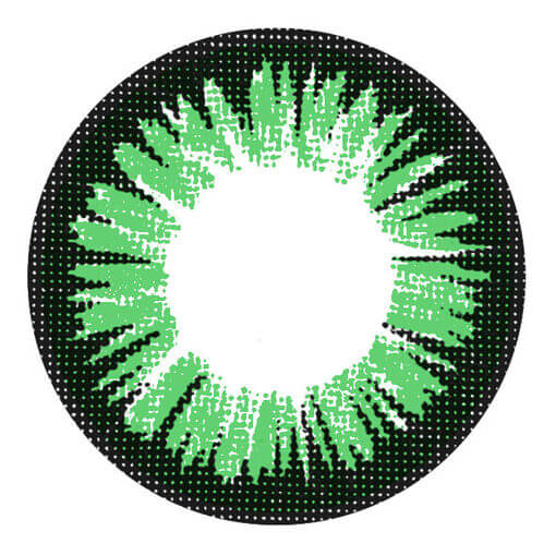 Chic Green Envy Colored Contacts