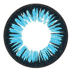Chic Ocean Blue Colored Contacts