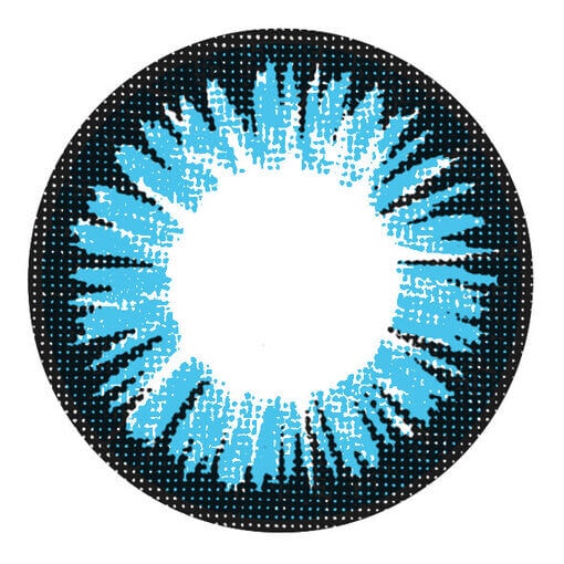 Chic Ocean Blue Colored Contacts