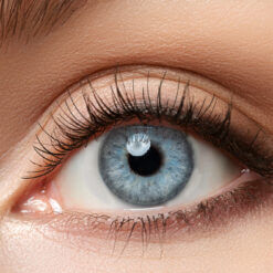 Chic Brilliant Blue Colored Contact Lenses
