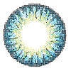 Chic Blue Colored Contacts