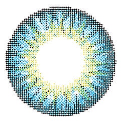 Chic Blue Colored Contacts