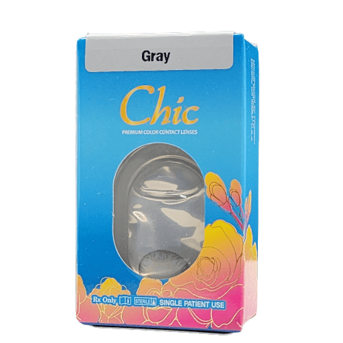 Chic Gray Colored Contacts