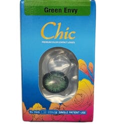 Chic Green Envy Colored Contacts