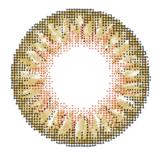 Chic Honey Colored Contacts