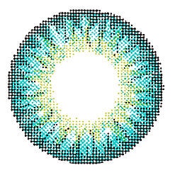 Chic Turquoise Colored Contacts