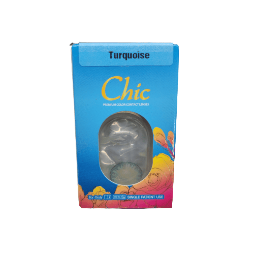 Chic Turquoise Colored Contacts