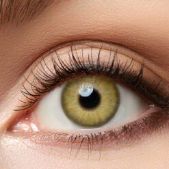 Chic Honey Colored Contacts