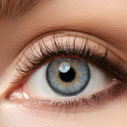 Chic Platinum Gray Colored Contacts