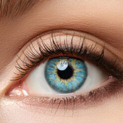 Chic Turquoise Colored Contacts