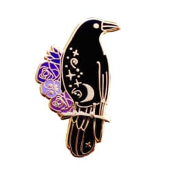 Gothika Raven Pin