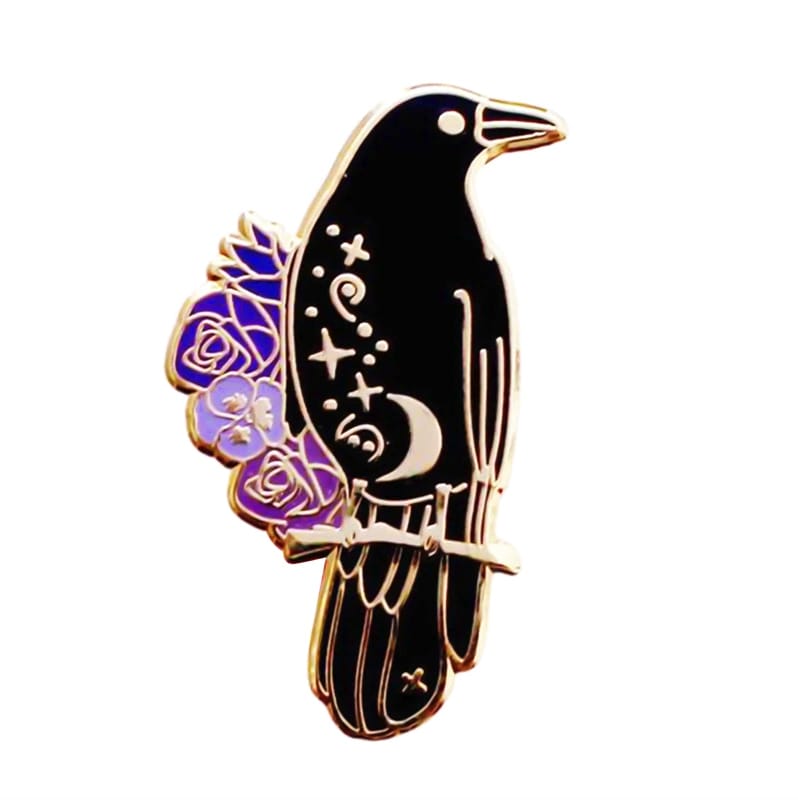 Gothika Raven Pin
