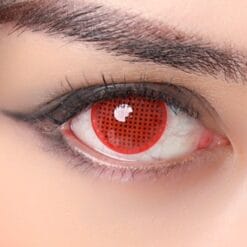 Blood Red Mesh Lenses By Softlens