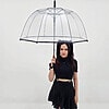 Clear / Black Bubble Umbrella - Image 2