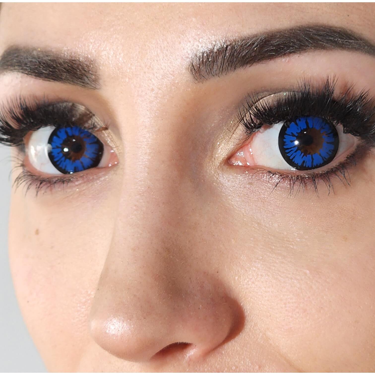 Underworld Blue Contacts By Softlens Gothika