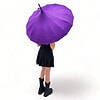 Royal Purple Gothic Pagoda Umbrella - Image 2