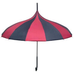 Black & Blood Wine Gothic Pagoda Umbrella
