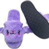 Soft & Fuzzy Open-Toe Bat Slippers