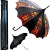 Gothic Rebel Custom Printed Vampire Gothic Pagoda Umbrella TWO PACK - Artisan Collection - BONUS Dark Wing Pagoda Umbrella (Hallowed Glass Bonus Kit) - Image 1